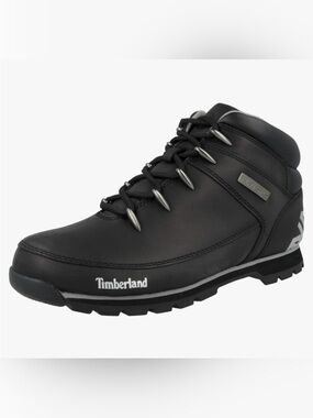 TIMBERLAND Euro Sprint Hiker Boots Black Leather Gorpcore Workwear